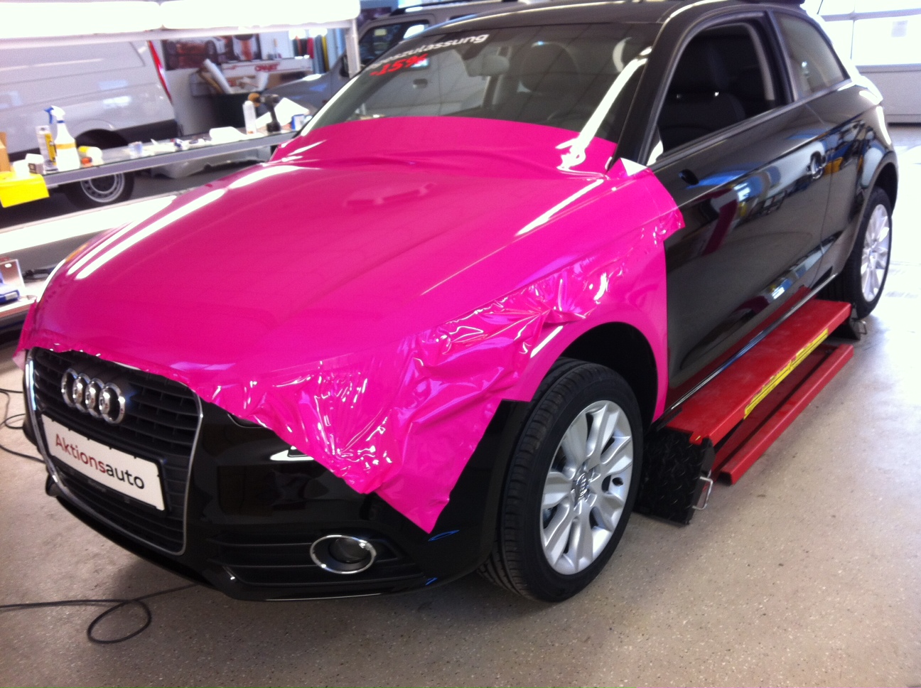 Folierung hot pink